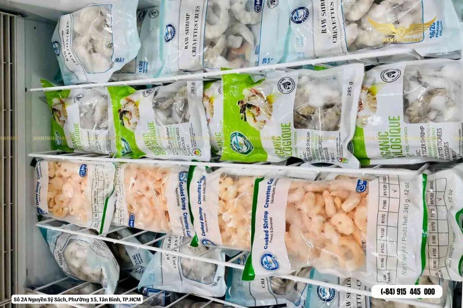 Thông tin chất liệu, thành phần của bao bì thủy sản đông lạnh